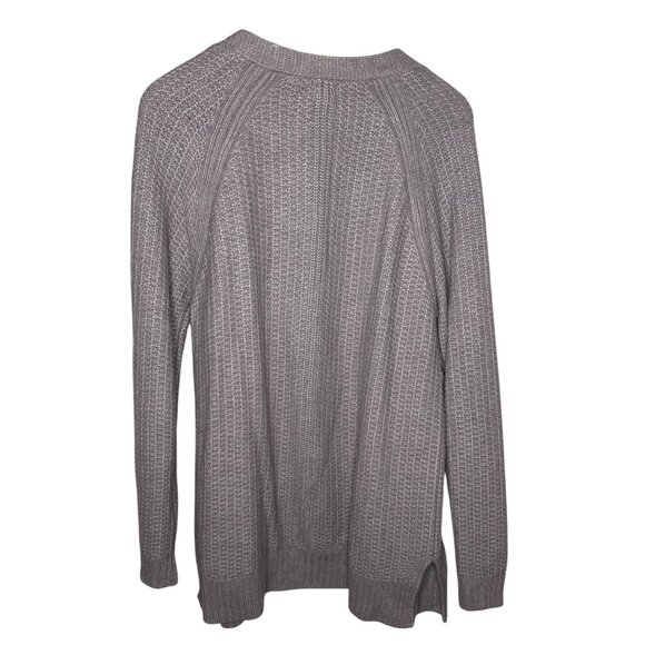 FatFace Womens Cardigan Womens Size 12 Open-Front Knit Pale Iris Purple Cozy - Picture 4 of 7